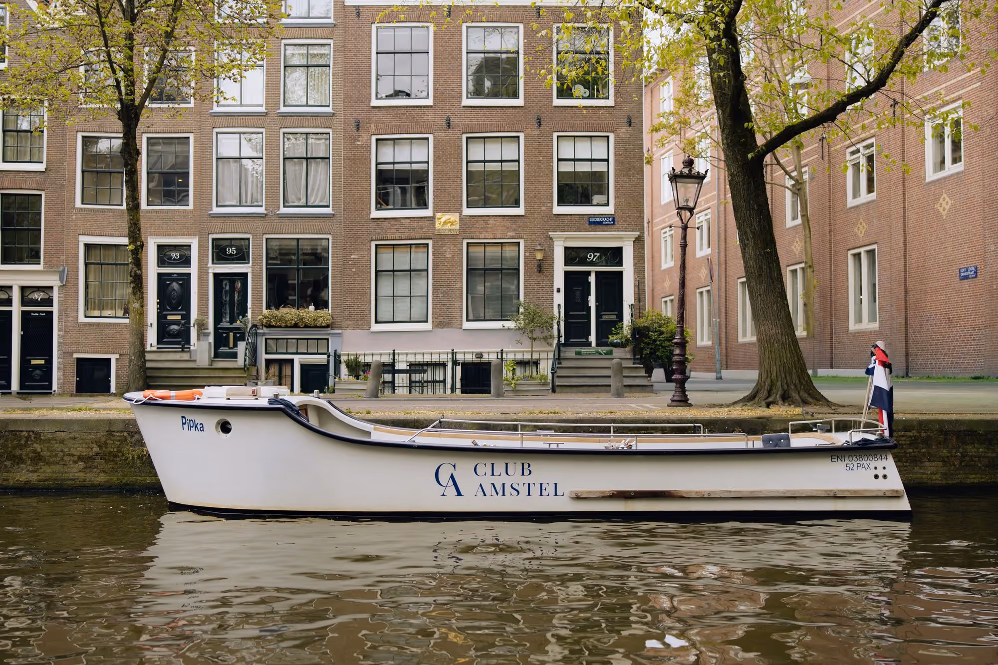 Club Amstel boot in Amsterdam